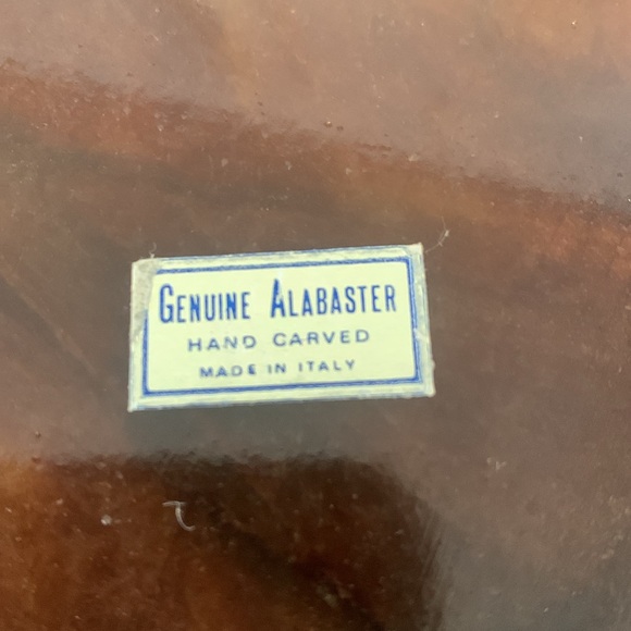 Vintage Alabaster Golf Ball Bookends - Picture 6 of 12